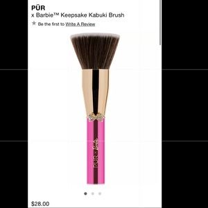 PUR x Barbie keepsake kabuki brush